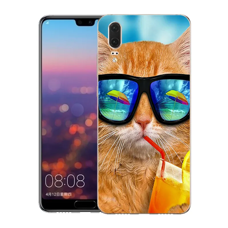 Ультратонкий Прозрачный чехол-накладка из ТПУ для Huawei P20 5 8 дюйма | Мобильные