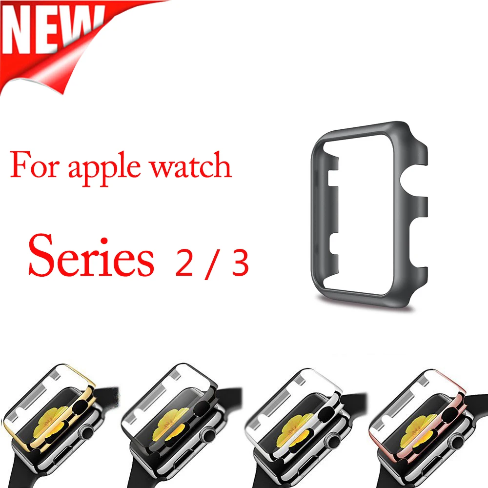 Алюминий сплав протектор Защитная рамка чехол Корпус для Apple Watch iWatch серии 2/3 38 мм