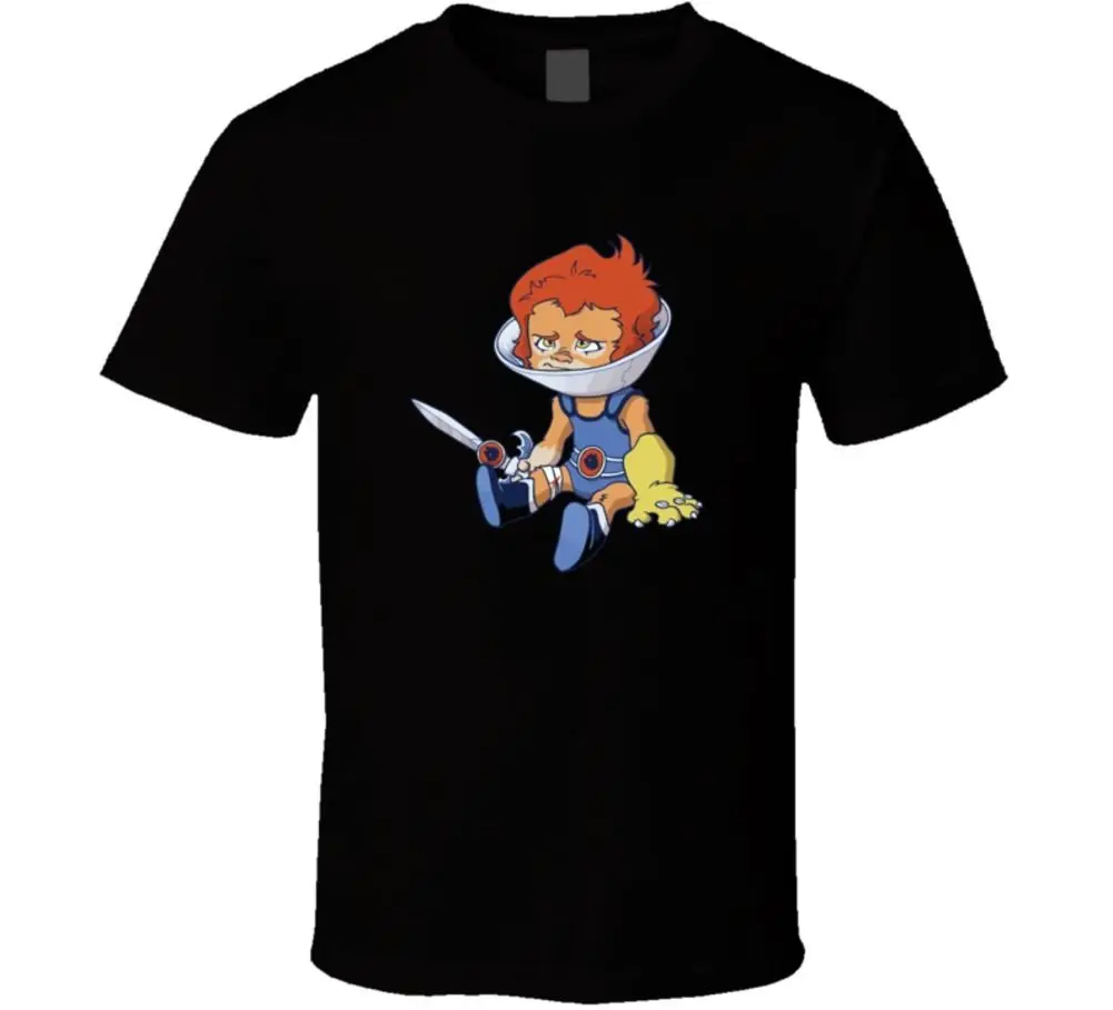 Футболка Thundercats leono tee мультфильм ТВ шоу | Мужская одежда