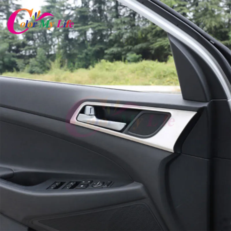 Цветная внутренняя дверная ручка My Life круглая накладка отделка двери наклейка