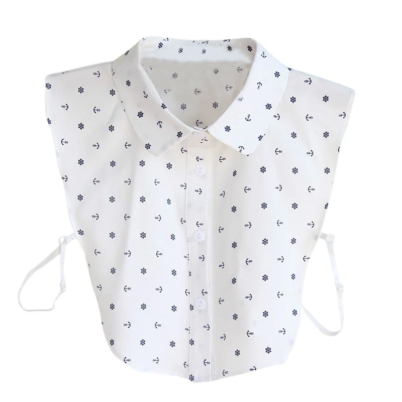Женский ошейник воротник из хлопка для путешествий на весну и осень|fake shirt collar|shirt