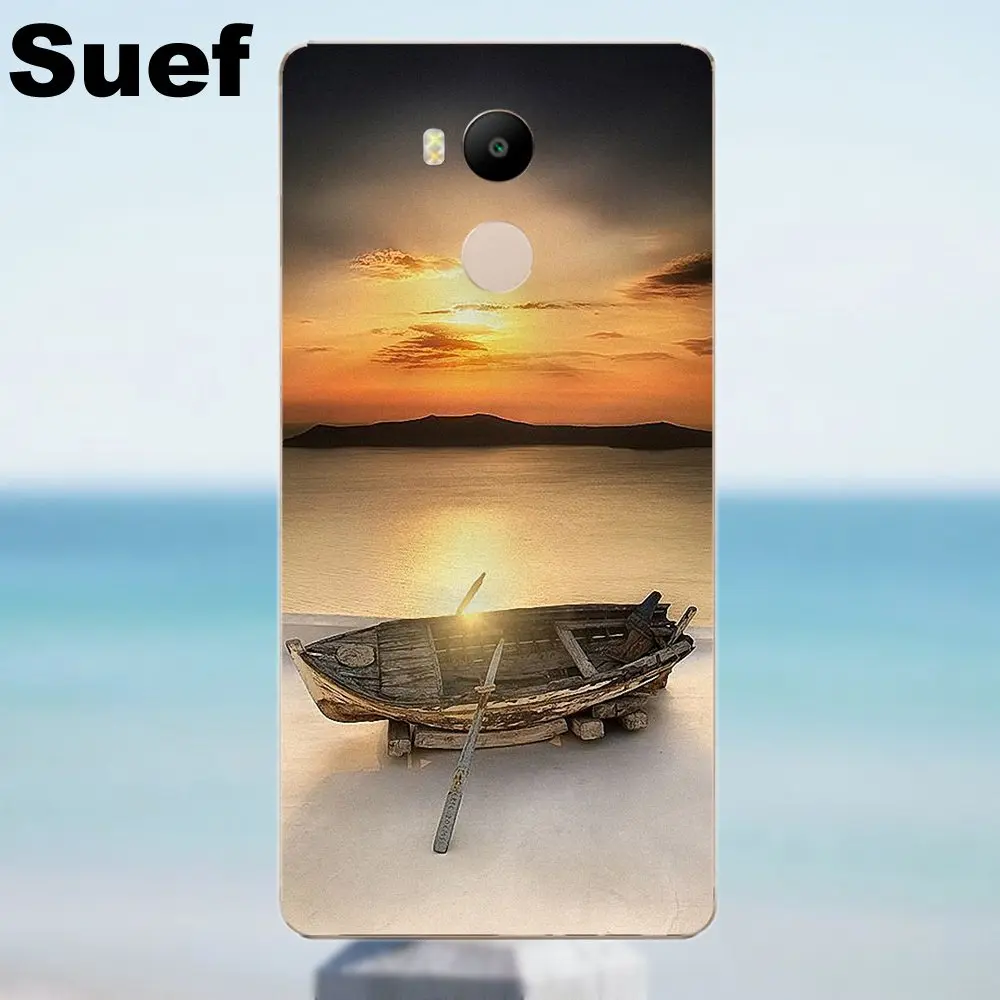 Suef Греция Санторини море для Xiaomi Redmi 4 3 3S Pro Mi3 Mi4 Mi4i Mi4C Mi5 Mi5S Mi Max Note 2 Мягкий ТПУ