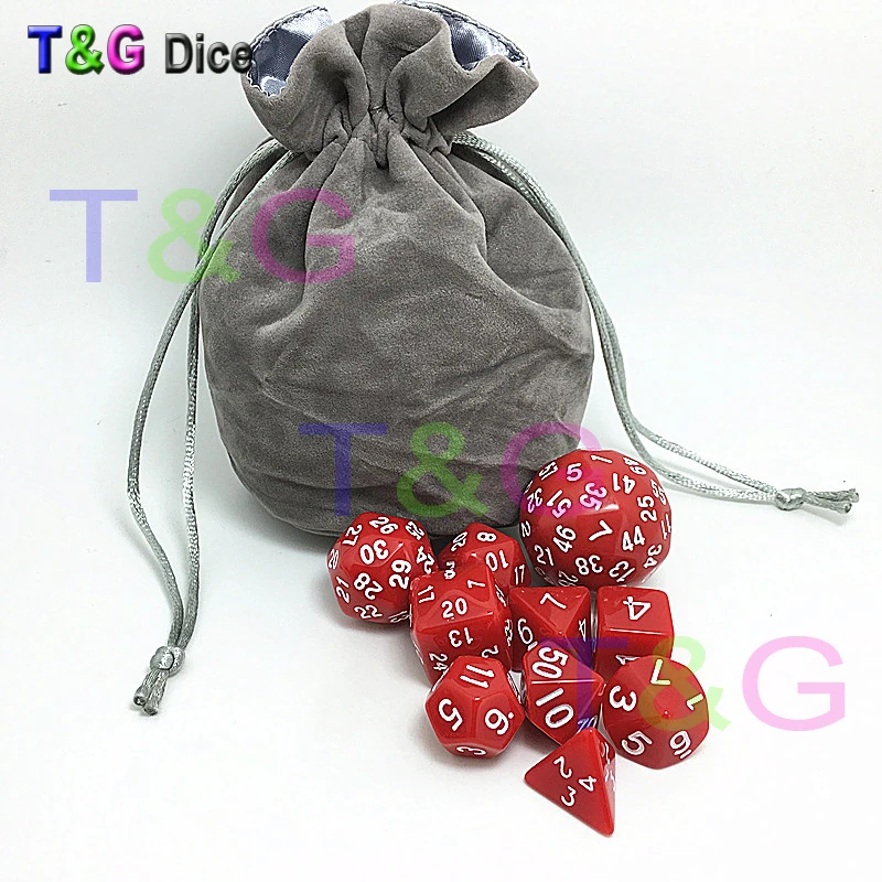 Новые 10 шт набор цифровых игральных костей 4 цвета D4 d6 d8 2xd10 d12 d20 d24 d30 D60 пластиковые