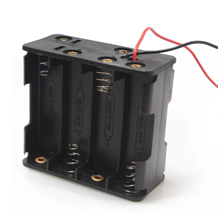 Держатель для батарей 100 шт. 12 В 8 * AA внешних аккумуляторов|battery holder 12v|aa holderbattery |