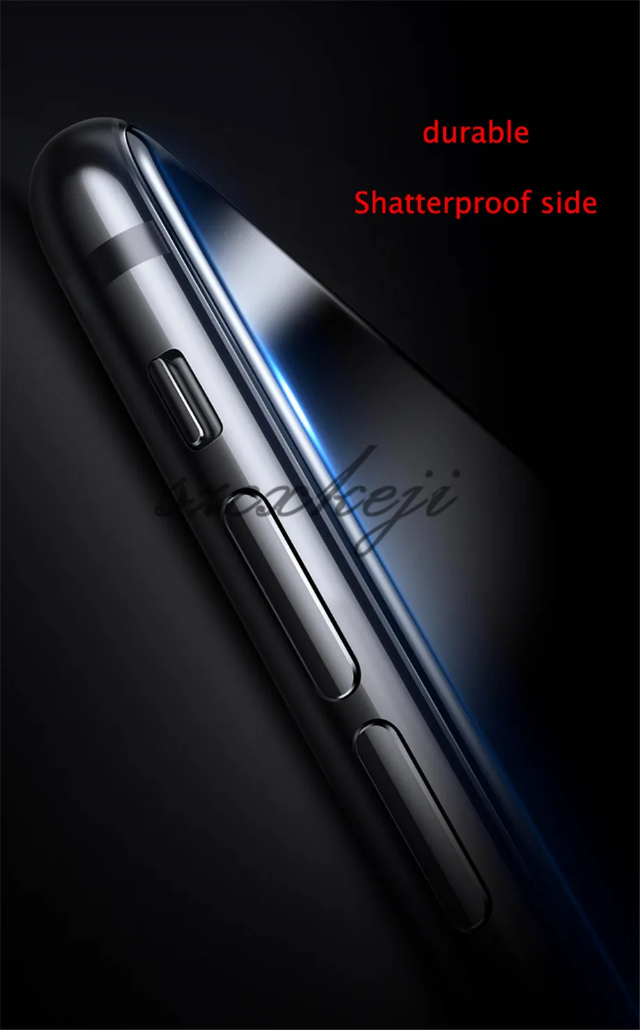 9H полное закаленное стекло для iPhone Xs Max XR X пленка анти-писк Защитная пленка для экрана, защита для iPhone X XR стекло