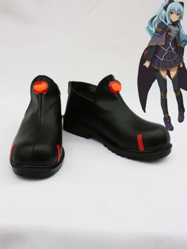 Черные сапоги для костюмированного переодевания на Хэллоуин Легенда героев Ao no
