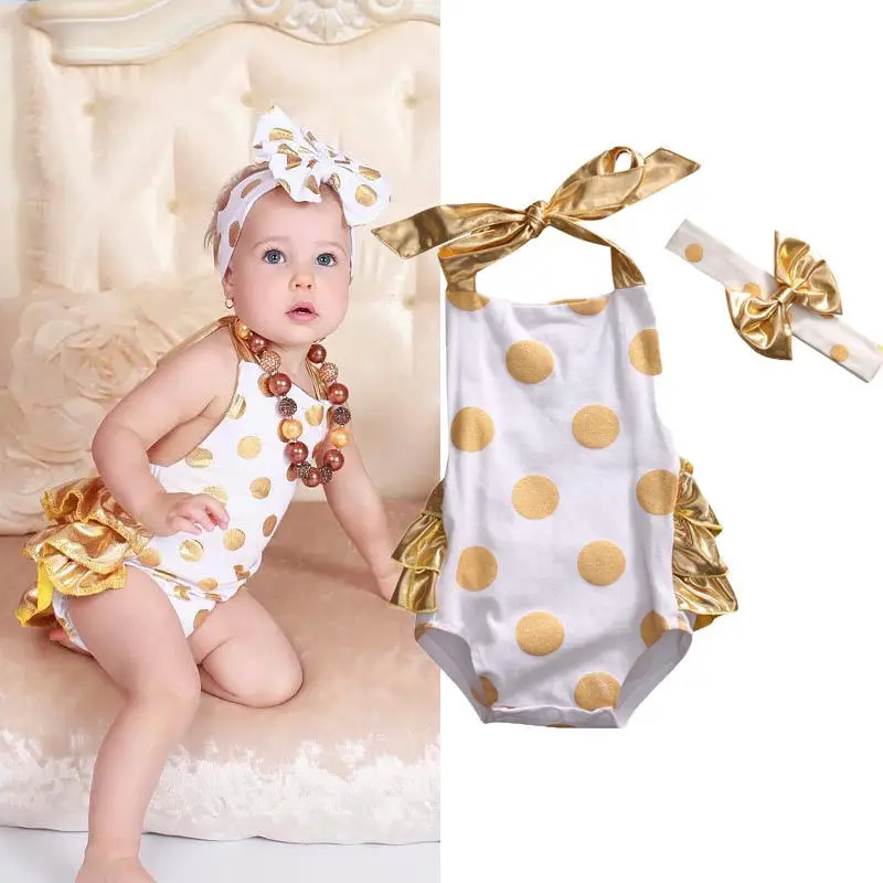 Для новорожденных Обувь для девочек ползунки дети Золотой горошек летние