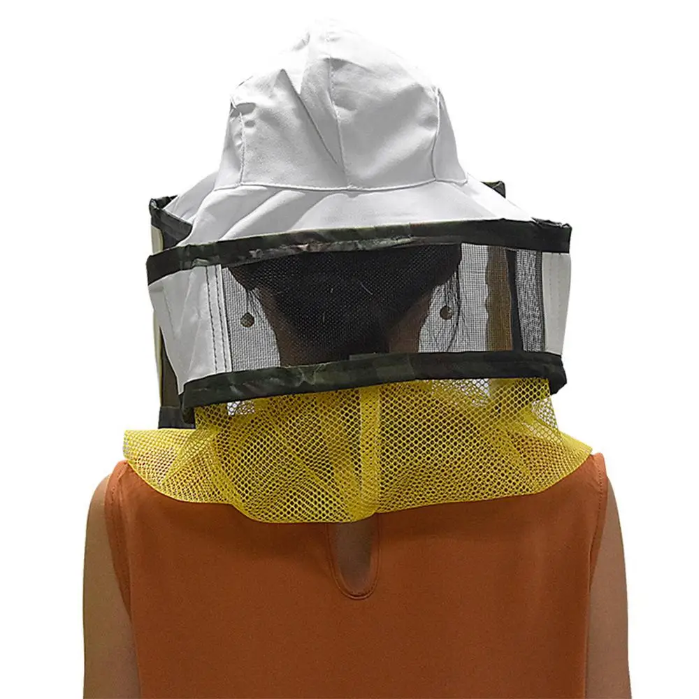 Beekeeper Beekeeping Protective Clothing Anti-bite Hat With Square Face Protective Net With Adjustable Strap