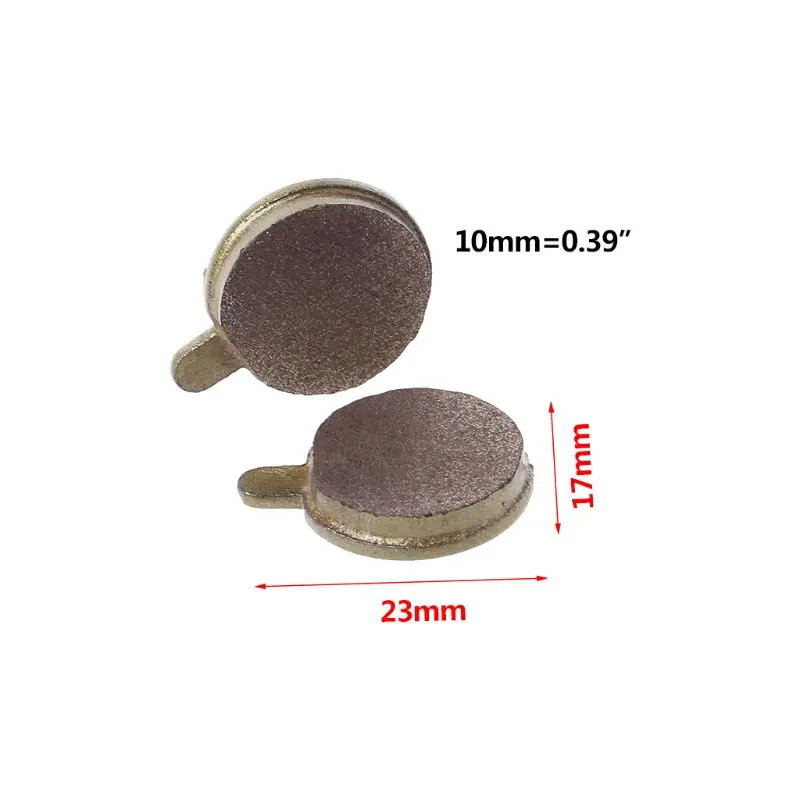 1 пара Новые велосипедные тормозные колодки металлический круглый Pad Велоспорт