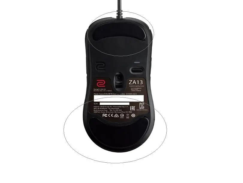 2 шт. в упаковке для BenQ ZOWIE ZA13 игры 0 6 мм Мышь средства ухода за кожей стоп коньки