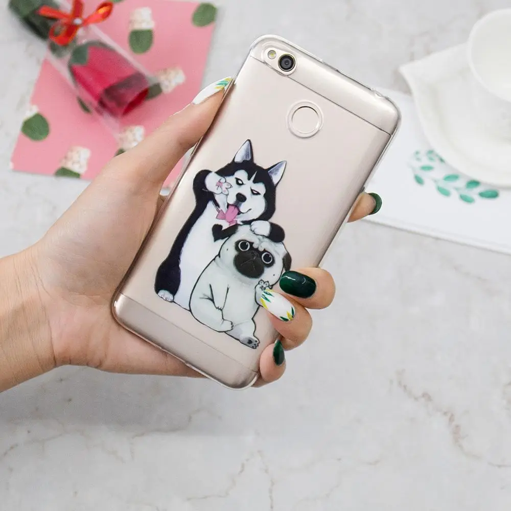 ТПУ чехол для Xiaomi Redmi 4X X4 мягкий телефона коробка xiao mi red Hongmi 4 x MAG138 MAT136 MAE136
