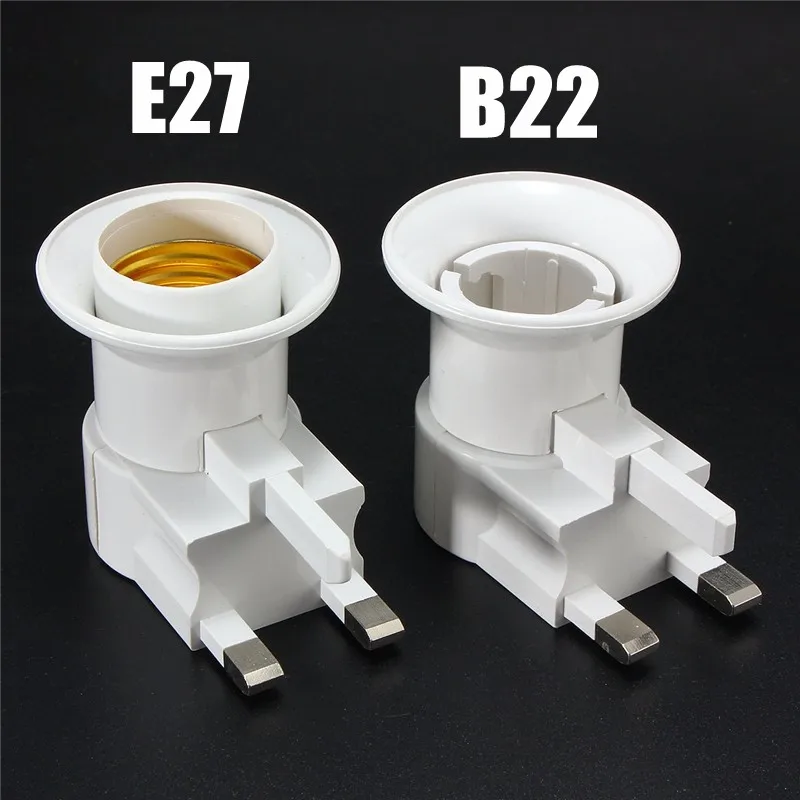 Штепсельная Вилка стандарта Великобритании E27/B22 настенная винтовая