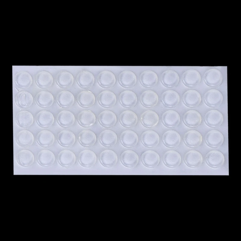 50Pcs Door Stops Stopper Silicone Cabinet Self Adhesive Bumper Damper Buffer Pad Mar28 | Обустройство дома
