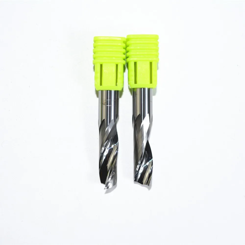 8 мм * 22 мм-2 шт. фреза из карбида вольфрама с ЧПУ для гравировки alucobond спиральная 1