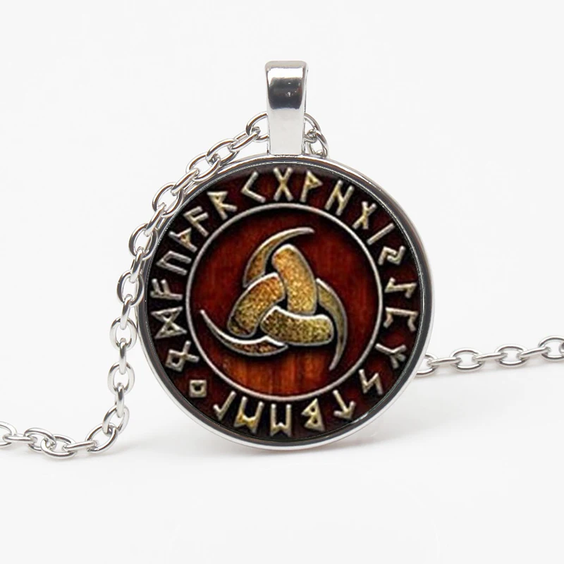 Ожерелье подвеска в ретро стиле с треугольным рисунком созвездий один викингов