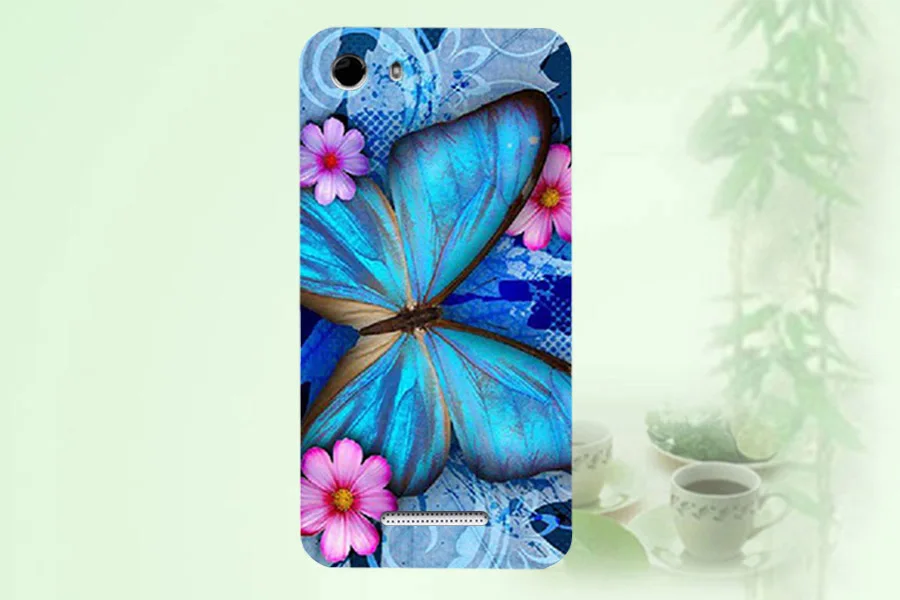 Cartoon printed Luxury Tiger Owl Rose Eiffel Towers patterns painted Cover Case For BQ BQS-5065 Choice Protective Back | Мобильные