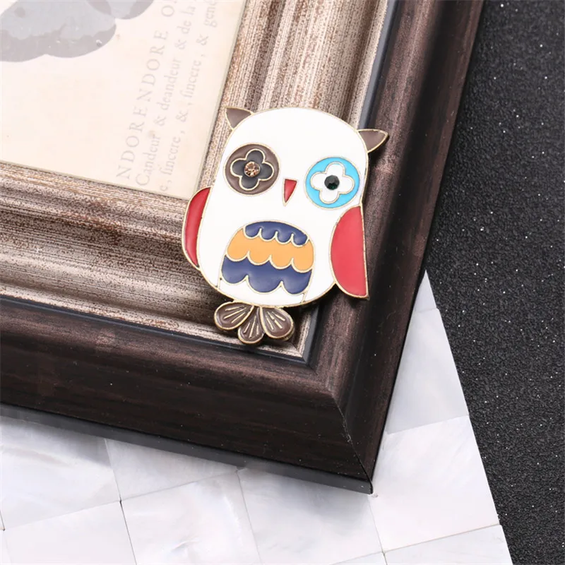 Брошь в виде совы XQ бесплатная доставка новинка модная брошь форме капли с