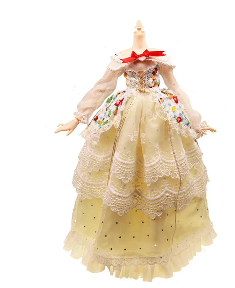 only clothes 1/4 BJD маскарадное платье для куклы высотой 45 см - Цвет: only clothes
