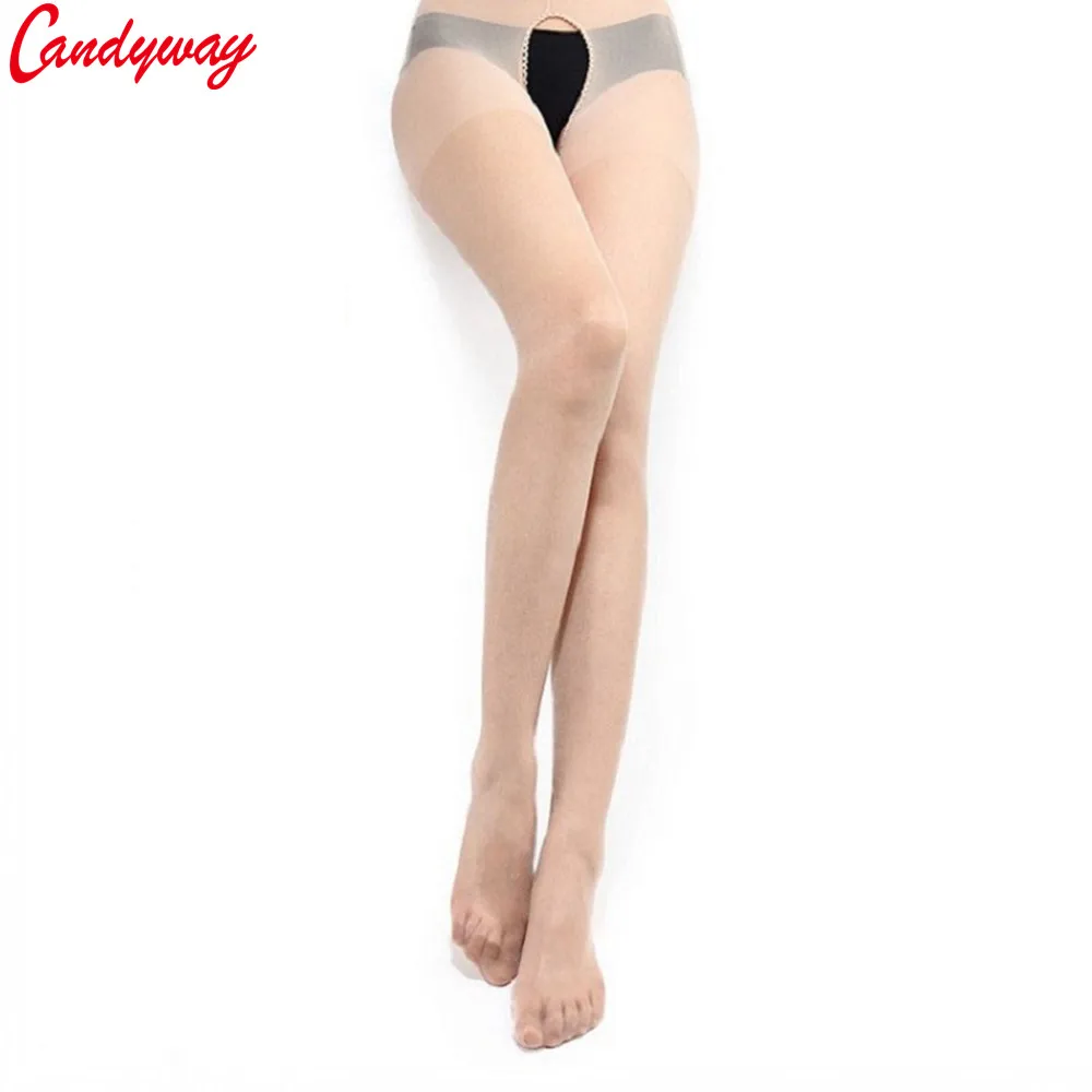 Сексуальные женские ультраэластичные шелковые чулки с чехлом нижнее белье для
