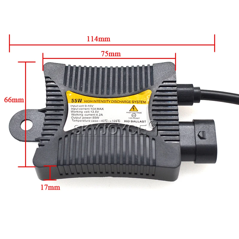 Комплект ксеноновых фар SKYJOYCE 55 Вт hid H11 6000K 12 В HID тонкий балласт H1 H7 H3 9005 9006 4300K 5000K