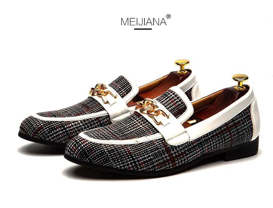 MEIJIANA; Новинка года; мужские лоферы без шнуровки; кожаная мужская повседневная обувь; Модные Мужские модельные туфли для свадебной вечеринки; Лоферы ручной работы