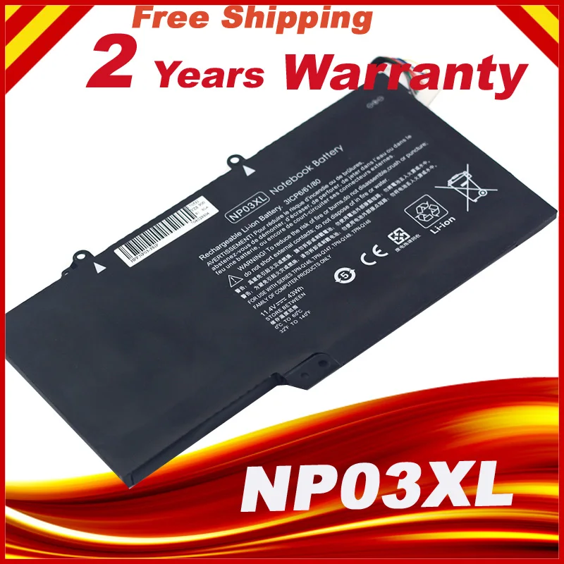 Ноутбук Батарея для HP ENVY X360 15-U011DX NP03XL 11 4 V 43WH 761230-005 HSTNN-LB6L США | Компьютеры и офис