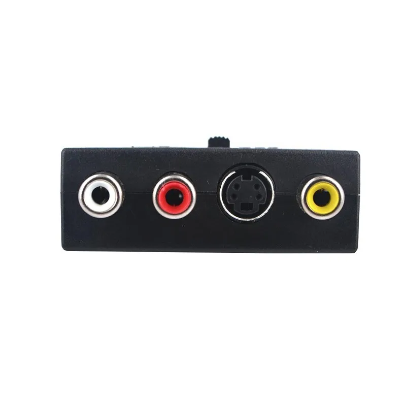 Высококачественный RGB SCART to Composite 3 RCA SVHS S-Video Phono AV TV Audio Adapter Male Female Connverter With In Out Switch |
