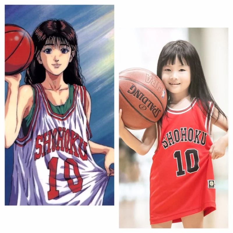 Slam Dunk Shohoku старшая школа № 10 Hanamichi Sakuragi жилет для косплея красный баскетбольный
