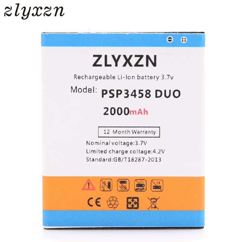 Новый 2000mAh psp 3458 DUO Сменный аккумулятор для Prestigio Wize O3 3458DUO Baterij батареи мобильных