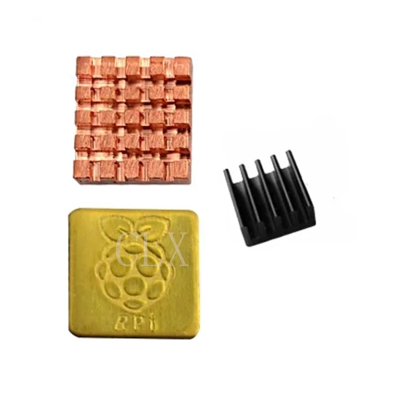 Радиатор для ЦП Raspberry Pi алюминиевая медная металлическая прокладка отвода тепла