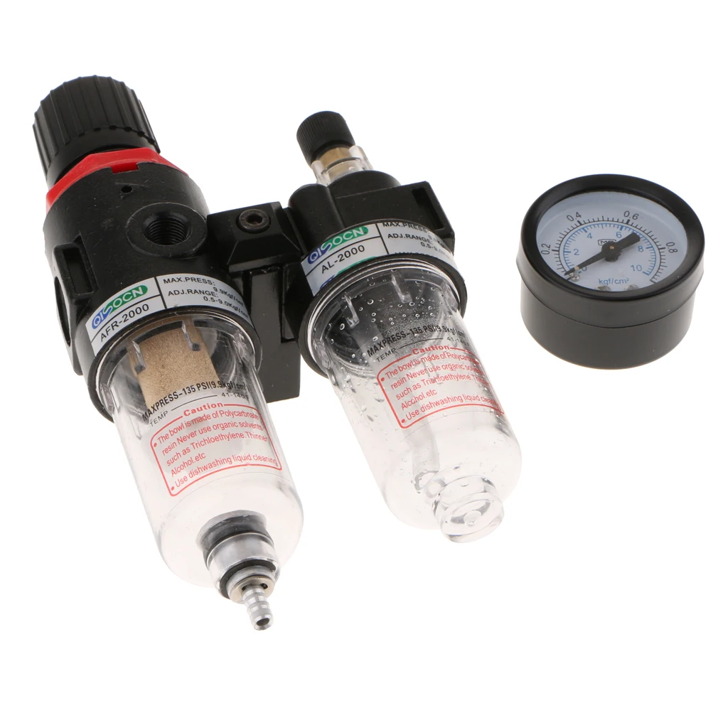 AFC2000 1/4 ''воздушный фильтр регулятор влагоотводящий манометр