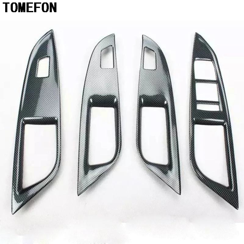 TOMEFON для Chevrolet Cruze 2015 ABS углеродное волокно краска внутреннее переднее среднее