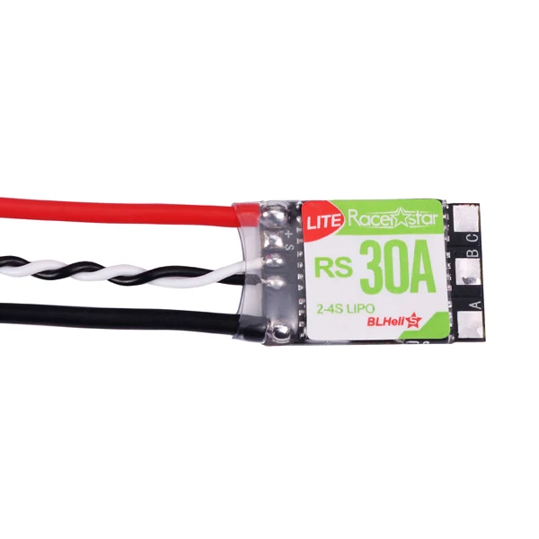 4 шт./лот Racerstar RS30A Lite 30A Blheli_S BB1 2-4S бесщеточный ESC для FPV Racer RC гоночный Дрон Квадрокоптер DIY запчасти - Цвет: 1PCS