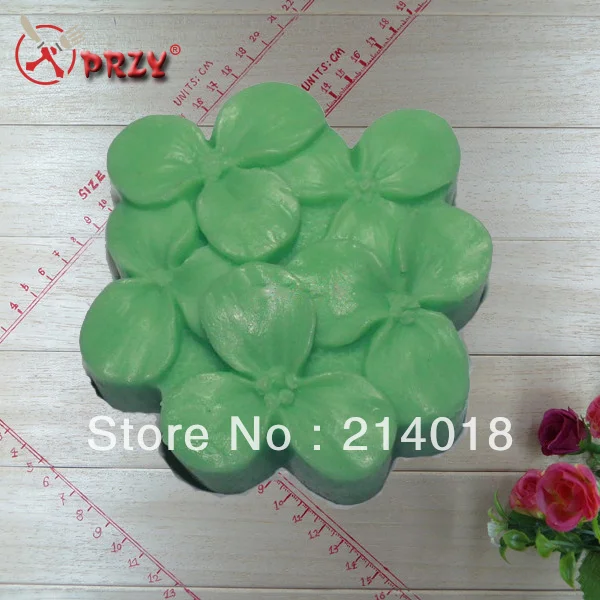 

3D Soap Mold Cake Decoration Mold Manual Handmade Soap Mold Clover Modelling Silicon Aroma Stone Moulds Silicone Rubber PRZY 001