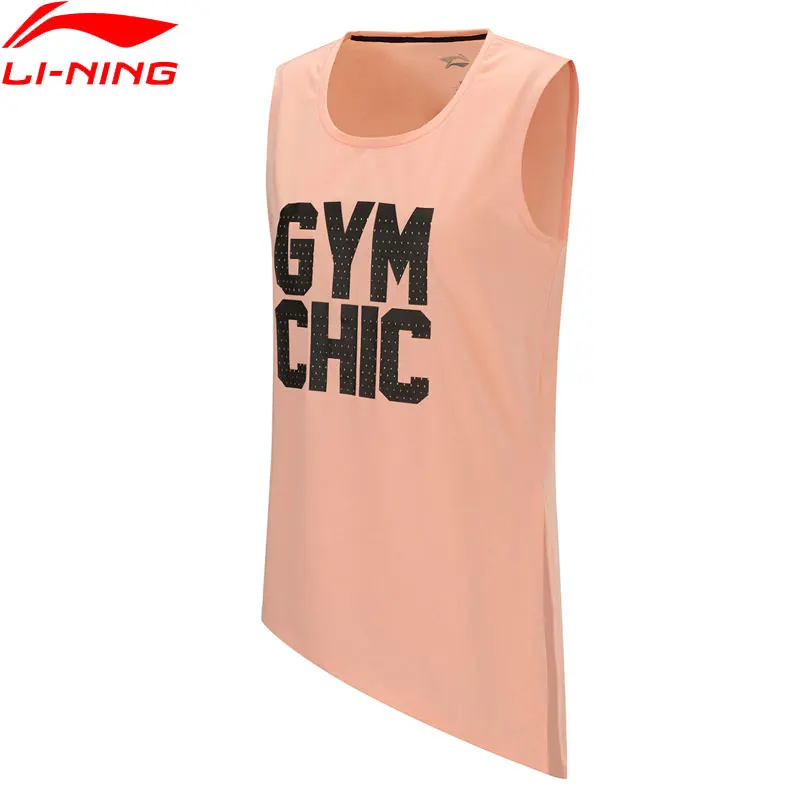 Женская спортивная майка Li Ning из 89% полиэстера и спандекса Спортивная без рукавов