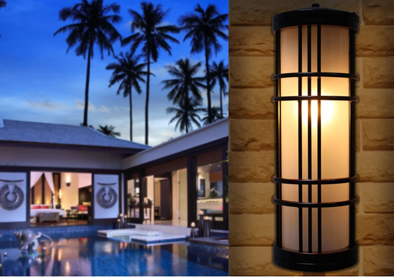 Настенные светильники наружного освещения led наружное освещение