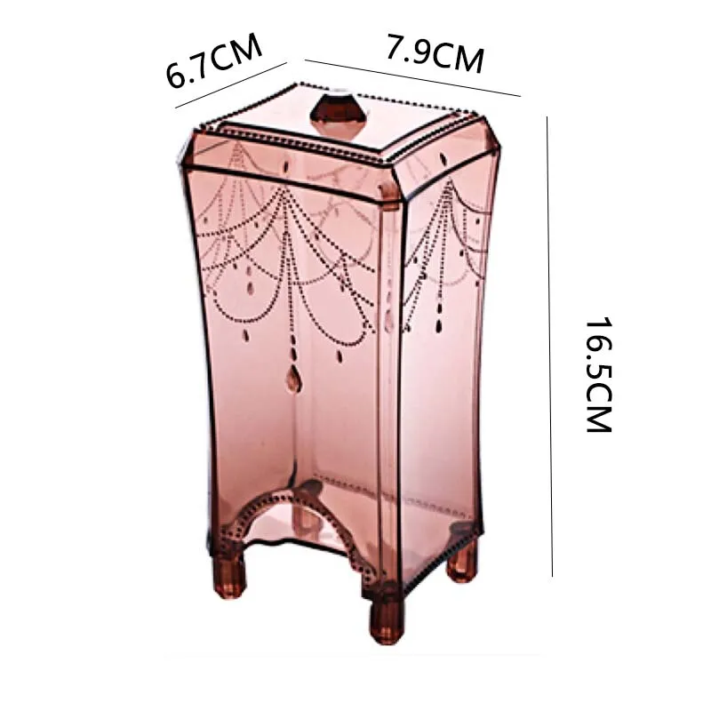 

2019 New Hot Cabinets With Lid With Easy-Access Opening Case Makeup Exquisite Cotton Pad Dispenser Holder Storage Make Up Pads