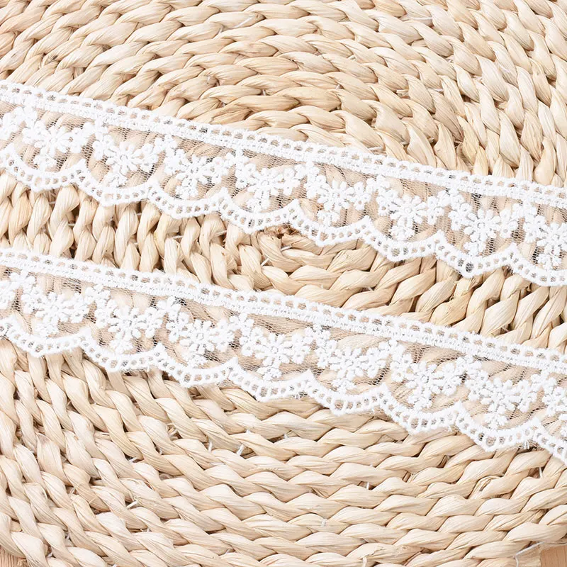 Quality 4cm wave edge small mesh embroidery lace DIY handmade materials wedding dress material | Дом и сад