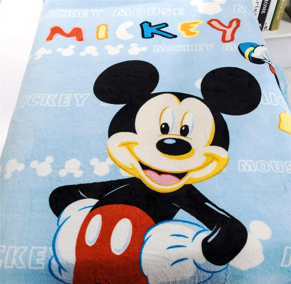 Одеяла с Микки Маусом 150*200 см для детей девочек и мальчиков декор спальни