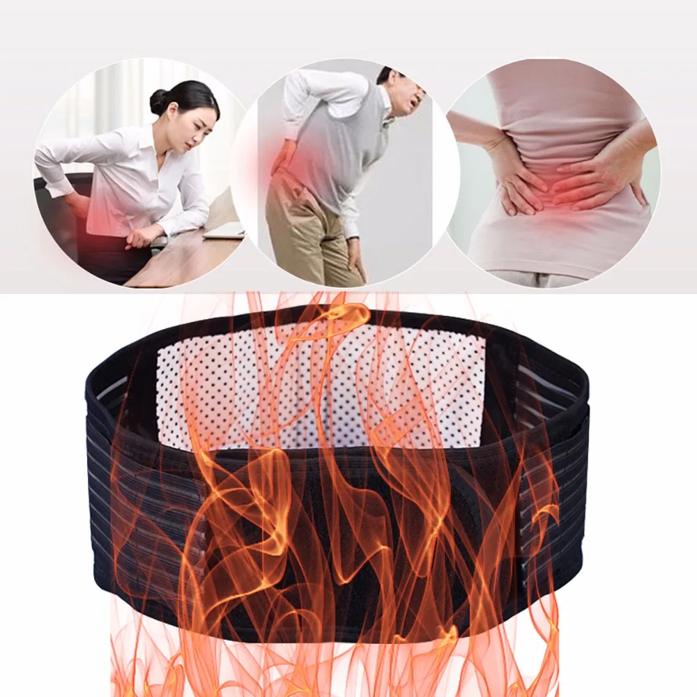 1 шт. самонагревающийся турмалиновый магнитный пояс дышащий медицинский пояс для талии от AliExpress WW