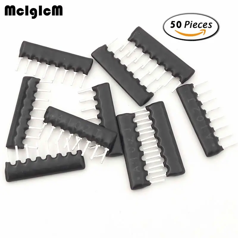 MCIGICM 50 шт DIP изоляции сети резисторная матрица 8pin 100 330 470 1K 1 5 K 4 7 10K 20 47 (Европа) 100K