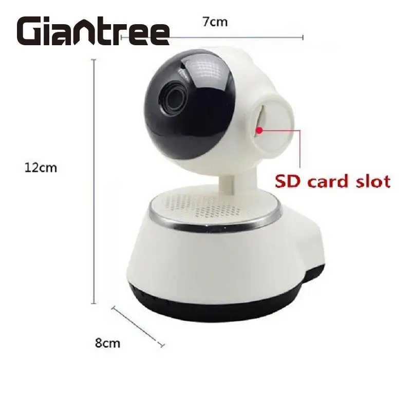 Giantree 1 миллион пикселей HD WiFi камера беспроводная безопасности Детский монитор Pan