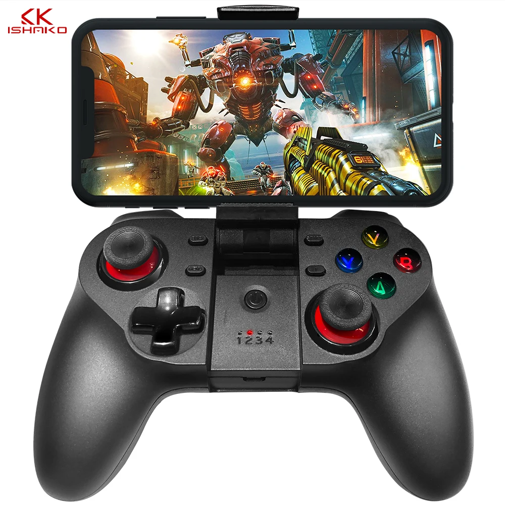 Беспроводной Bluetooth игровой контроллер K ISHAKO для сотового телефона джойстик iPhone/