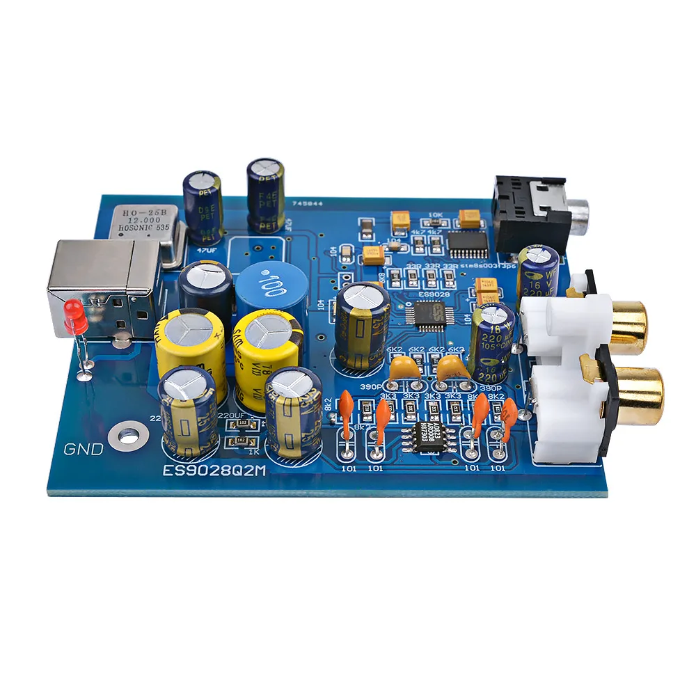 AIYIMA ES9028Q2M SA9023 USB ЦАП Декодер плата Звуковая карта Поддержка 24Bit 92k для аудио