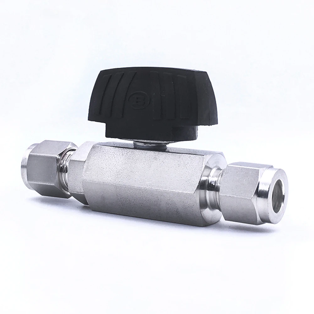 Компрессионный шаровой клапан 1/4 &quot3/8&quot 1/2 &quot6/8/10/12/14 мм OD корпус из нержавеющей