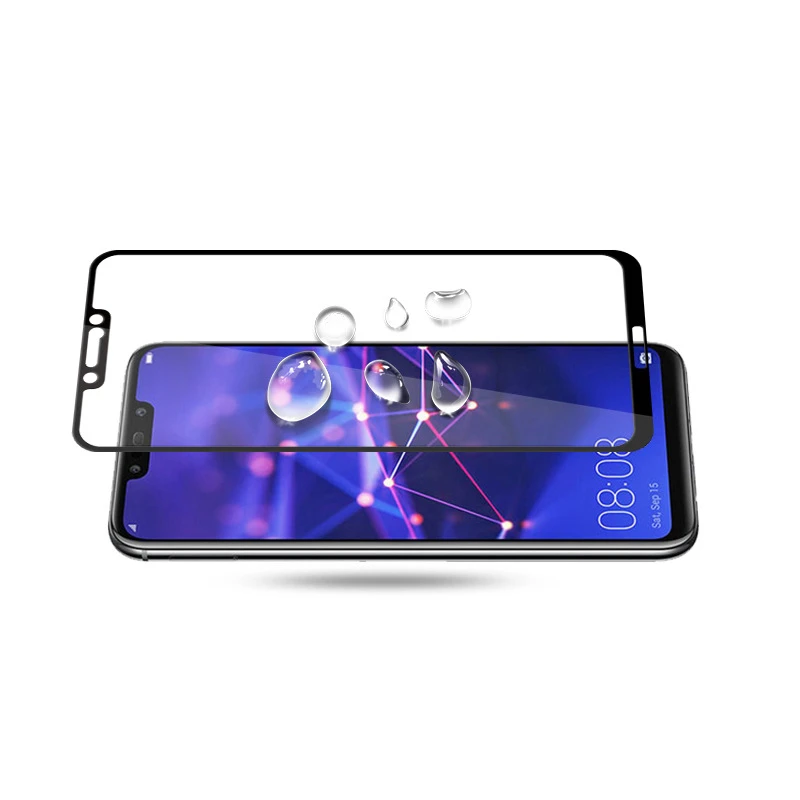 KIYLCZXYCM для huawei Коврики 20 lite жесткий диск 2.5D 9h Arc край Полный Экран протектор