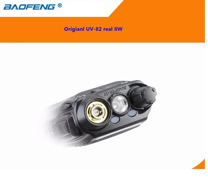 10km Origianl Baofeng uv-82 real 8W Portable Ham Radio 10KM Walkie Talkie Dual PTT Handle Radio Two way Radio Transceiver