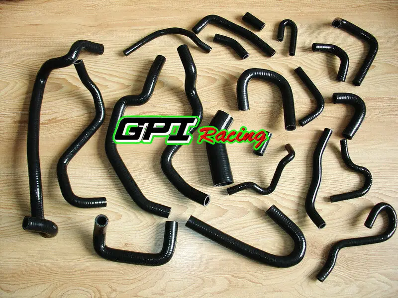 Силиконовый шланг для NISSAN SILVIA/200SX/180SX S13 CA18DET 1989-1994 1993 1992 1991 1990 черный 22 шт. |