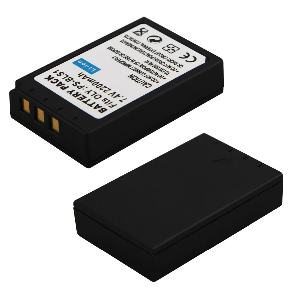 2200mAh PS BLS1 аккумулятор для Olympus OLY. EP2 EPL1 EPL2 EP1 BLS5 E 400 EVOLT 410 E410 420 620 450|Цифровые