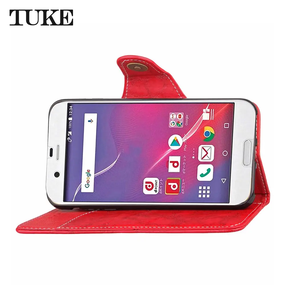 Чехол tuke для Sharp SHV39 Funda масляный воск кожаный флип чехол SHV 39 задняя крышка